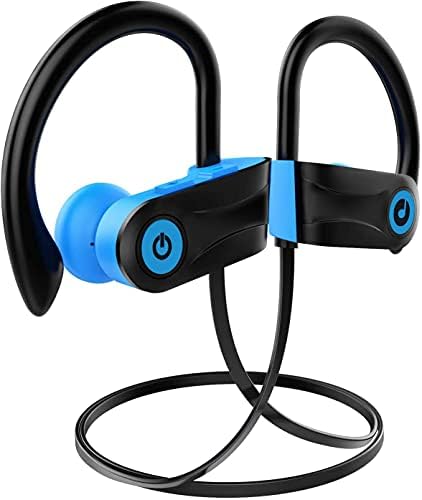 Otium Bluetooth Earbuds Wireless Headphones Bluetooth Headphones, Sports Earbuds, IPX7 Waterproof Stereo Earphones for Gym Running 15 Hours Playtime Sound Isolation Headsets,Black.