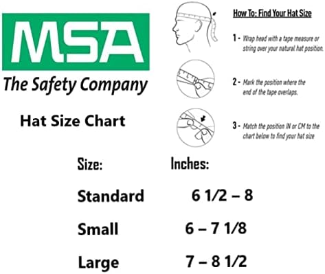 MSA Skullgard Cap Style Safety Hard Hat with Suspension - Non-Slotted Cap, Made of Phenolic Resin, Radiant Heat Loads up to 350F | Staz-On Pinlock Suspension
