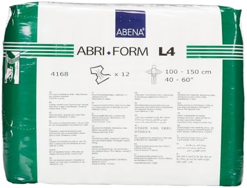 Abena Abri-Form Comfort Plastic-Backed Briefs, Level 4, (Medium To Large Sizes) Medium, 14 Count | Disposable