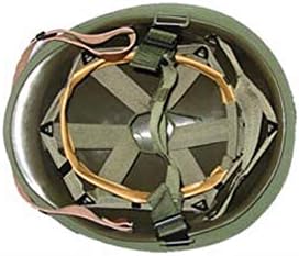 M1 Replica Helmet with Inner Helmet M1 Double Decker Helmet World War USA Army Safety Steel Helmet