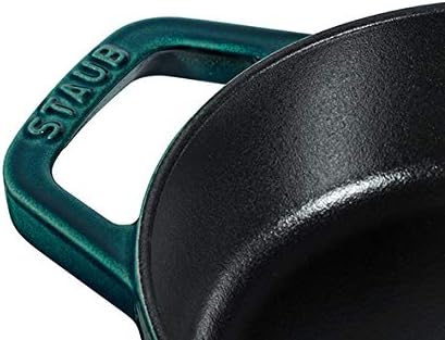 Staub 40501-125 Fish Signature Oval Hot Plate Lamer Two-Handed Cast Iron Pot, Induction Compatible