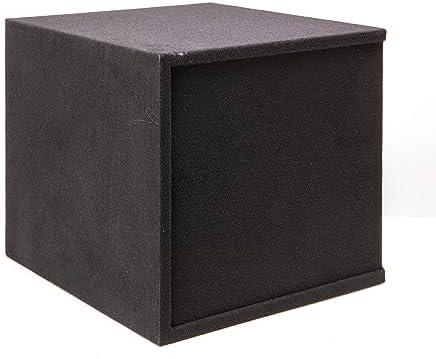 American Sound Connection Car Audio Single 15" Slot Vented Paintable Baffle Stereo Sub Box Enclosure