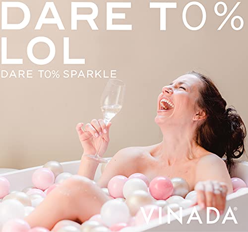 VINADA - Sparkling Gold - Zero Alcohol Wine - 750 ml (8 Glass Bottles)