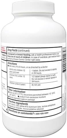 Major Allergy Tablets, Chlorpheniramine Maleate 4 mg, Antihistamine 4 Hour, 1000 Tablets