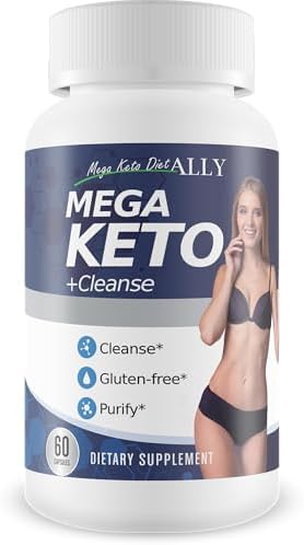 Mega Keto Diet + Cleanse - Help Reduce Gut Bloat - Blast Out Carbs to Support Ketosis Cleanse - Digestive Cleansing Ketogenic Support - Body Cleanse