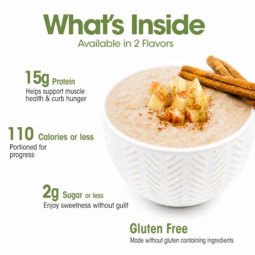 BariWise Instant High Protein Oatmeal – 7 Servings (Maple & Brown Sugar)