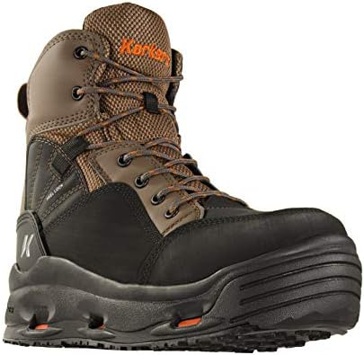 Korkers Buckskin Men's Wading Boots - Durable and Non-Corrosive - Includes Interchangeable Felt & Kling-On Soles