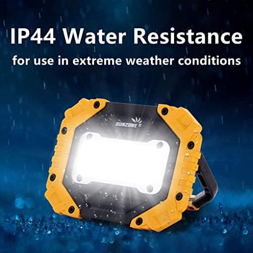Sunzone LED Work Light, Rechargeable Work Lights with Magnetic Base, 2 Pack