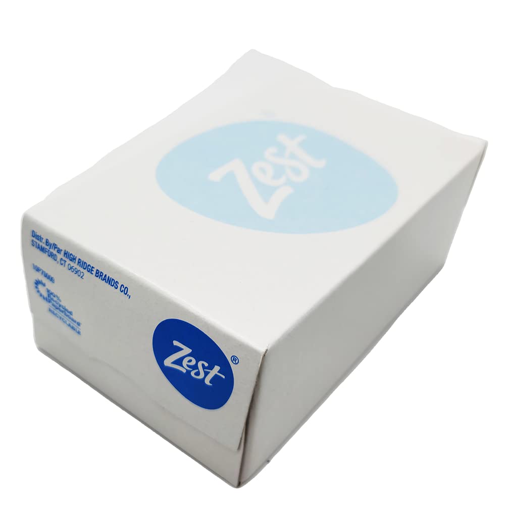 Zest 8-Bar Bath Size Soap, Aqua, 4 Ounce per bar, 8 bars, 32 Ounce