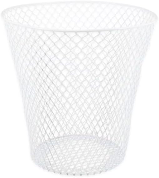 Black Wire Mesh Round Waste Basket (3 Pack), Set of 3