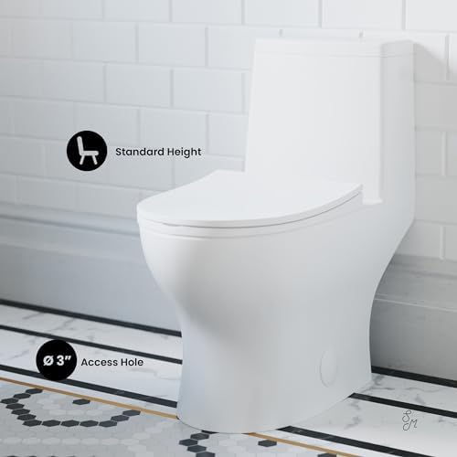 Ivy One-Piece Elongated Toilet Left Side Flush, 10" Rough-In 1.28 gpf