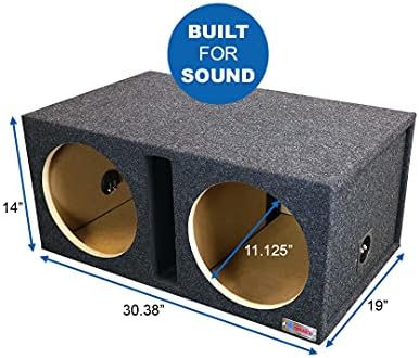 Atrend 15DQV 15” Dual Vented Subwoofer/Speaker Enclosure Made in USA,15DQV