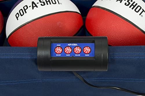 Pop-A-Shot Home Single Shot | 1-Hoop Indoor Electronic Arcade Basketball | Indoor Electronic Arcade Basketball Machine, High Quality Durable Frame