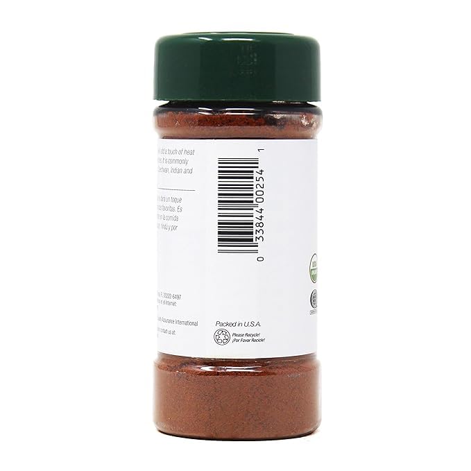 Badia Organic Cayenne Pepper, 1.75 oz – Ground Red Pepper Spice for Cooking, Seasoning & Heat – Fresh & Bold Flavor