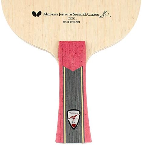 Butterfly Mizutani Jun Super ZLC Blade - Professional Butterfly Table Tennis Blade - ZL Carbon Fiber Blade - Available in AN, FL, and ST handle styles - Made in Japan