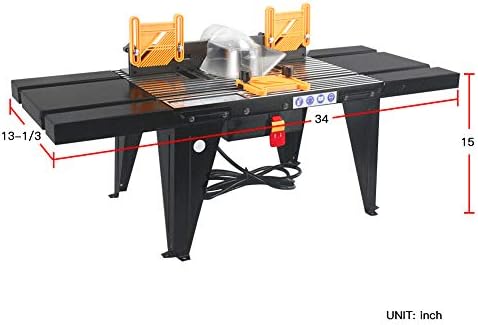 Leegol Electric Benchtop Router Table Wood Working Craftsman Tool (Router Table A)