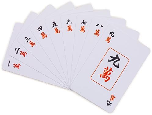 Yellow Mountain Imports Chinese Traditional Mahjong Playing Cards - 144 Card Set