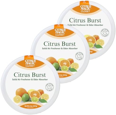 Citrus Magic Closet Solid Air Freshener, Cedar, 8 Ounce