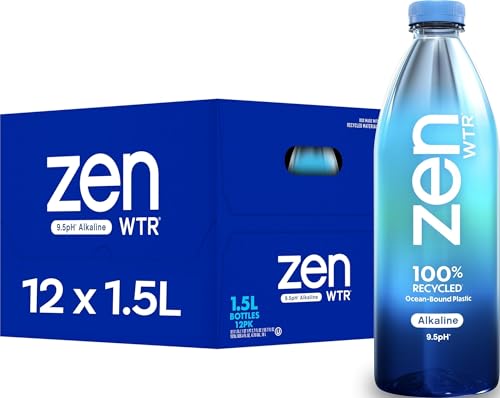 ZenWTR, Alkaline Water, 1.5 Liter