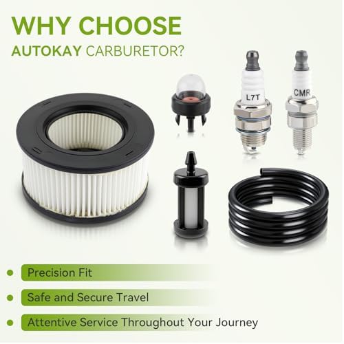 AUTOKAY MS271 MS391 Air Filter Fits for Stihl MS231 MS241 MS251 MS261 MS271 | MS291 MS311 MS381 Chainsaw Air Filter 1141 120 1600 with Spark Plug