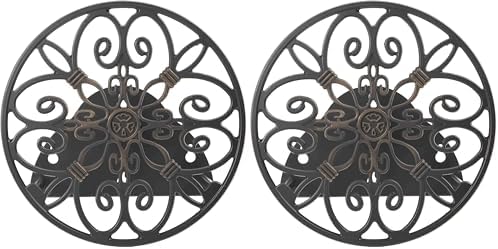 Liberty Garden Products 670 Wall Mounted Decorative Hose Butler, Holds 125-Feet of , Black