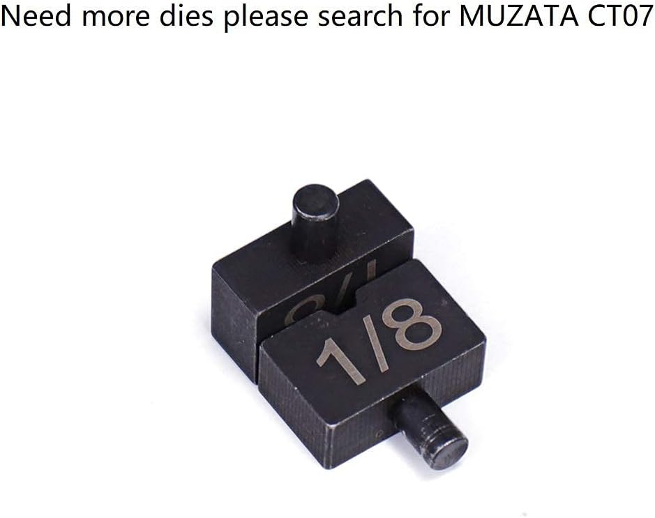 Muzata Cable Railing Crimping Tool Hydraulic Crimper with 1/8" Die CR09
