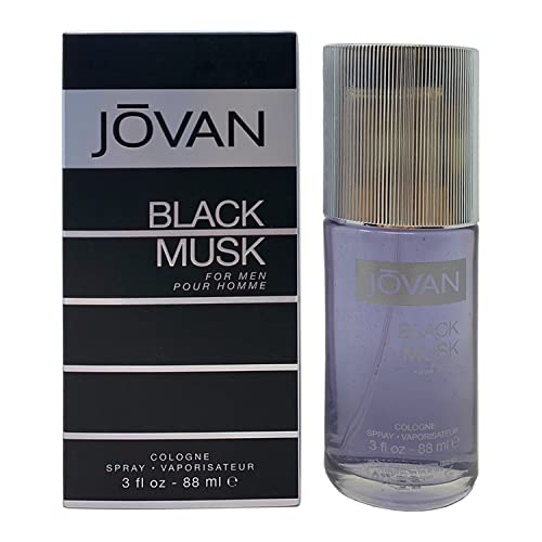 JOVAN BLACK MUSK COLOGNE SPRAY 3.0 OZ (M)