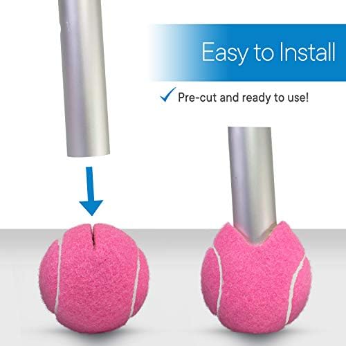 RMS Walker Glide Balls with Precut Opening, Fit Most Walkers | Easy Installation, Fit Most Walkers