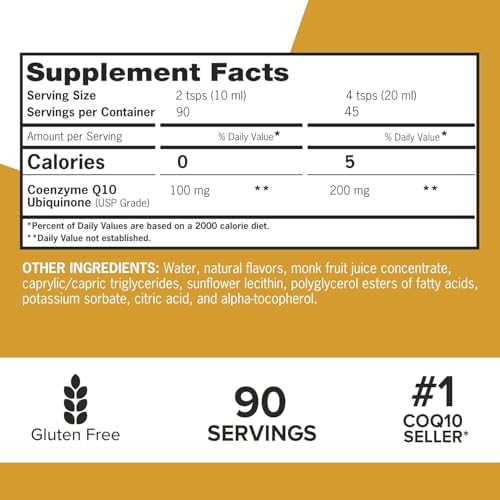 Qunol Liquid CoQ10 100mg, Superior Absorption, Antioxidant, 20 Ounces | #1 Cardiologist Recommended Supplement for Heart Health, Coenzyme Q10 Supplement to support Vascular Health & Cellular Energy