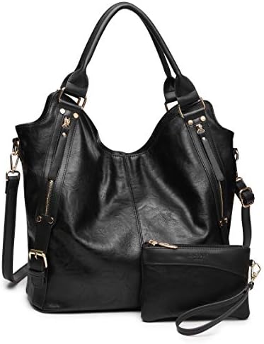Women Tote Bag Handbags PU Leather Fashion Hobo Shoulder Bags with Adjustable Shoulder Strap