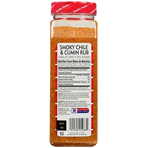 Lawry's Memphis Style Barbecue Rub, 25 oz - One 25 Ounce Container of Memphis Dry Rub, Perfect for BBQ Rub Wings, Ribs, Brisket and More