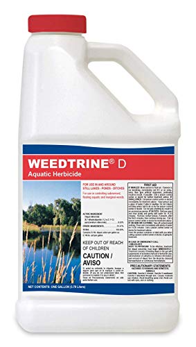 Weedtrine D Aquatic Herbicide 1 Gallon Spray for Fast, Broad-Spectrum Control of Duckweed, Floating, Submersed & Emergent Weeds, Professional-Grade