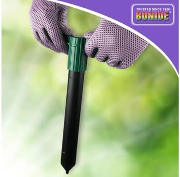 Bonide MoleMax Mole & Gopher Repeller Battery-Powered Sonic Spike | Animal Repellent Stake with Chatter Sound Technology