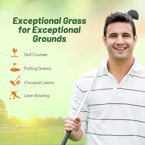 Outsidepride PC2.0 (Penncross) Creeping Bent Grass Seed – 2 lbs. Premium Golf Course Grade, Dense, Wear-Resistant Turf Grass Seeds for Tees, Putting Greens & Fairways, Ideal for High Traffic Areas