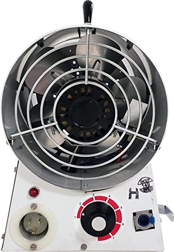 L.B. White Tradesman 170n Portable Forced Air Heater 125,000-170,000 BTUH, NG Portable Gas Heater for Industrial and Construction Sites