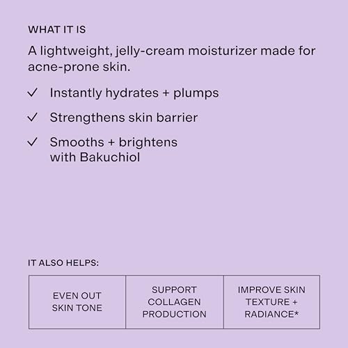 CLEARSTEM - HYDRAGLOW Stem Cell Moisturizer - Bakuchiol + Squalene - Youthful Skin Face Moisturizer - All Skin Types - Facial Skin Care Products