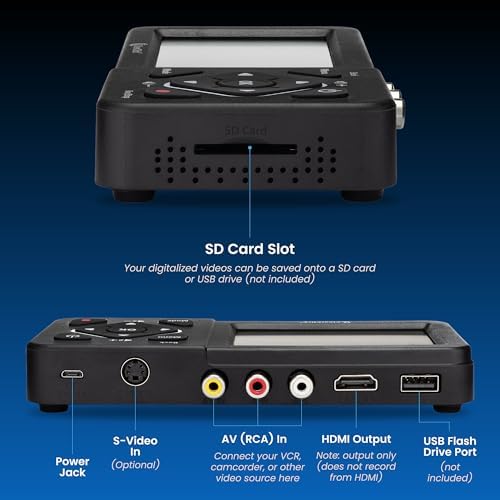 ClearClick Video to Digital Converter 2.0 (Second Generation) - Record Video from VCR's, VHS Tapes, AV, RCA, Hi8, Camcorder, DVD