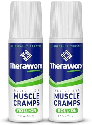 Theraworx Muscle Cramps Relief Foam with Magnesium Sulfate, 7.1oz (1 Count) | Clinically Trusted, Fast-Acting Muscle & Leg Cramp Relief, Made with Magnesium Sulfate. Paraben-Free, no mess or strong odor.