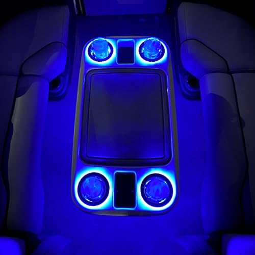 Manufacturers' Select Battery Op Lit Marine Boat Table Leg Set. Large Top with Blue LED Drink Holder. Pontoon Accessories