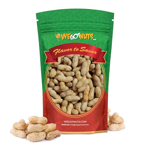 Raw Red skin Peanuts, USA Grown, (Unsalted) 5LB Bag Bulk (80oz) - We Got Nuts