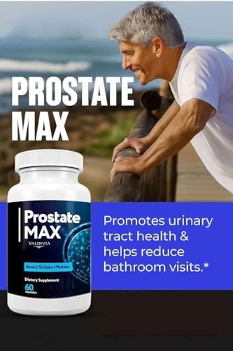 Valdivia ProstateMax Prostate Health Supplements for Men, Bladder & Urinary Support with Saw Palmetto Extract, Supports Healthy Prostate Function - 60 Capsules