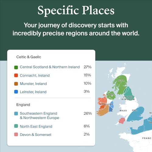 Personalized Genetic Results, DNA Ethnicity Test, Find Relatives, Heritage, Origins & Ethnicities, Family History, Complete DNA Test