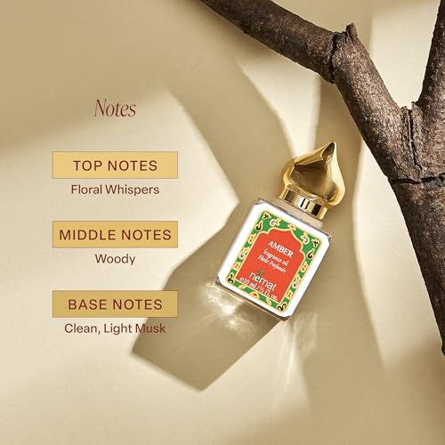 Nemat Amber Eau de Parfum Spray, 50 ml | Eau de Parfum, Long Lasting, Fine Mist Spray, Unisex, 50 ml Bottle