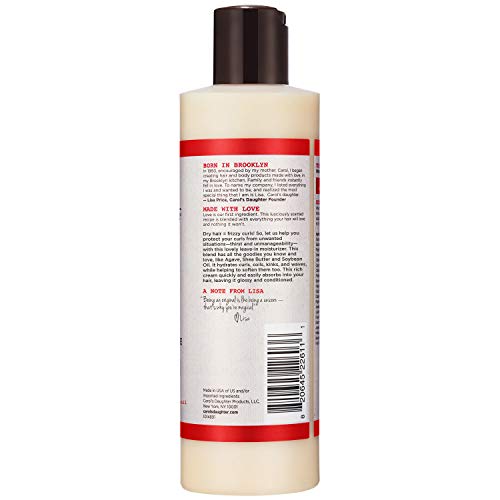 Curly Hair Products by Carol's Daughter, Hair Milk Original Leave-In Moisturizer for Curls, Coils and Waves with Agave and Shea Butter, 8 Fl Oz (Packaging May Vary)