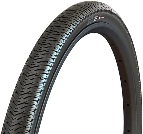 Maxxis DTH | Single Compound | Grooved Slick BMX Tire | Durable Single Compound Rubber, Low Drag Tread, BMX, Dirt Jump, Pump Track