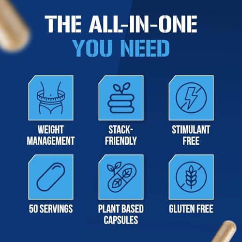 EVL LeanMode Weight Loss Support Capsules - For Men & Women - 50 Servings | Features Green Coffee Bean Extract, CLA and Garcinia Cambogia to support metabolism and appetite control