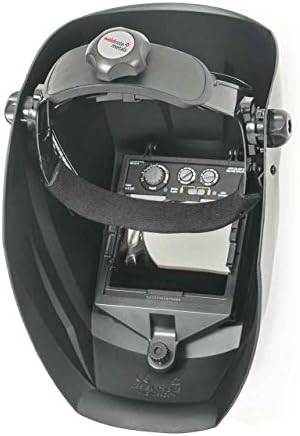 Weldcote Metals Ultraview Auto Darkening Welding Helmet Shades 5-9 and 9-13, Black