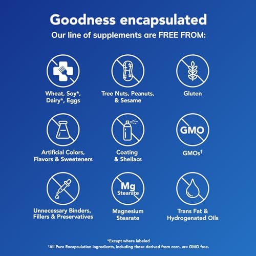 Pure Encapsulations Magnesium (Citrate) - Supplement for Sleep, Heart Health, Cognitive Health, Bone Health, Energy, Muscles, and Metabolism* - with Premium Magnesium - 180 Capsules | Supplement for Sleep, Heart Health, Brain Health, Bone Health, Energy,…