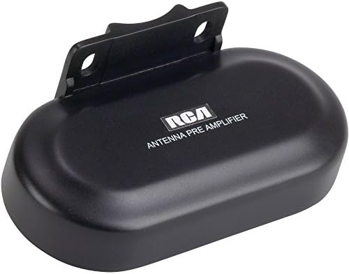 RCA TVPRAMP12E Digital Signal Preamplifier for Outdoor Antennas Black 5.90in. x 4.10in. x 3.90in.