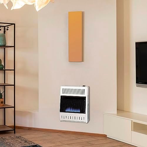 ProCom Heating Natural Gas Ventless Blue Flame Heater With Base Feet - 10,000 BTU, Manual Control - Model# MN100HBA-B